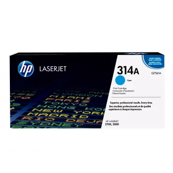 HP 314A Original Tonera kasetne Ciāna Q7561A Color LaserJet 2700, 3000 sērijai