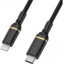 OtterBox Standard USB-C to Lightning kabelis 1m Black Shimmer MFi sertificēts 60W PD