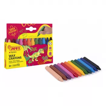 Jovi Vaska krītiņi Jumbo Assorted 12 Pack