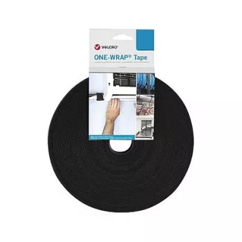 VELCRO One Wrap Band 25m 25mm Black VEL-OW64153