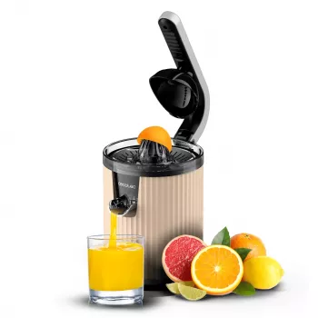 Cecotec Xqueeze RetroJuice 600 Lēnais sulu spiede 600W Bēšs