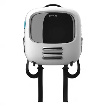 Cecotec Pumba 1800 Travel Fan Pet Carrier - Pelēks/Melns
