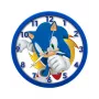 KIDS Sonic The Hedgehog sienas pulkstenis 25 cm apaļš plastmasas analogais kvarcs daudzkrāsains