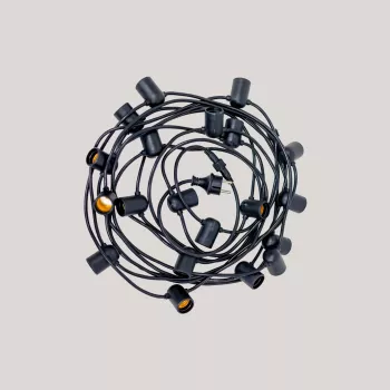 New Garden ALLEGRA 220V GARLAND 10m LED virknes gaismas silti balta 2700K IP44