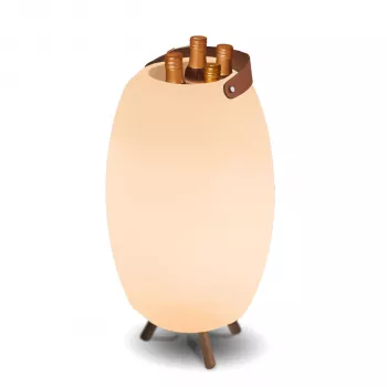New Garden APOLO 70 uzlādējama LED RGB+WW grīdas lampa, 450 lūmeni, IP65, melna