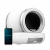 Cecotec Pumba 7000 CleanKitty Compact Connected Pašattīroša kaķu tualete, Wi-Fi, 10L atkritumu tvertne, 6L pakaišu ietilpība, automātiska rotācija, drošības sensori, viedtālruņa lietotne