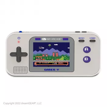 dreamGEAR My Arcade Gamer V Classic Handheld Gaming Console 220 Games Grey Purple