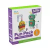 myFirst 3dPen Make Filaments Fun Pack Robot World - Radošais komplekts ar 5 veidnēm, 17 PCL pavedieniem (34 m), atpakaļgaitas automašīnas moduli, termoplastisko loksni