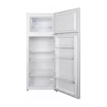 CHiQ CTM216LWD Brīvi stāvošs ledusskapis-saldētājs 211L kopējā ietilpība, 170L ledusskapis, 41L saldētājs, balts, LED apgaismojums, atgriezeniskas durvis, energoefektivitātes klase D