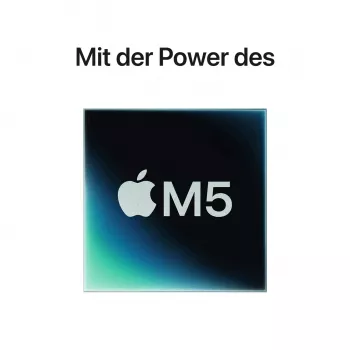 Apple MacBook Pro 14 M5 Silver, M5 10-Core CPU, 10-Core GPU, 24GB RAM, 1TB SSD, German Keyboard, Nano-Texture Glass (Z1KN_5_DE_CTO)