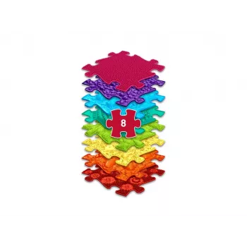 Muffik Orthopedic Sensory Mat Set 8-in-1 Rainbow 8 Puzzle Mats Sensory Muffik / Rainbow / MFK-079