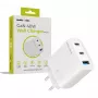 Mobile Origin 40W GaN Lādētājs MO13 Balts 1x USB-A + 2x USB-C