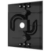 2N IP Solo Intercom Backplate - Melna - 115 mm - 9155071