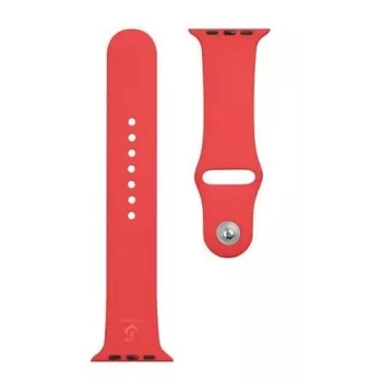 Taktiskā Apple silikona siksniņa Watch 1/2/3/4/5/6/7/SE 42/44/45mm sarkana