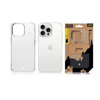 Taktiskais aizmugurējais vāciņš TPU Plyo iPhone 15 Pro caurspīdīgs