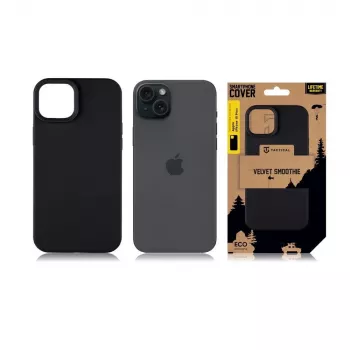 Taktiskais aizmugurējais vāciņš Velvet Smoothie iPhone 15 Plus - Asfalts