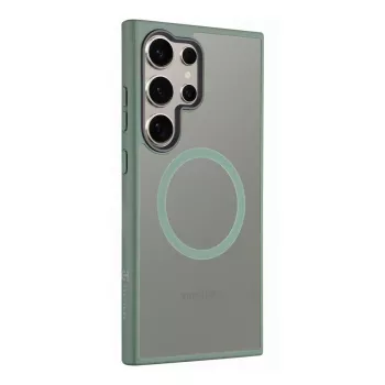 Taktiskais aizmugurējais vāciņš MagForce Hyperstealth Samsung Galaxy S24 Ultra, meža zaļš