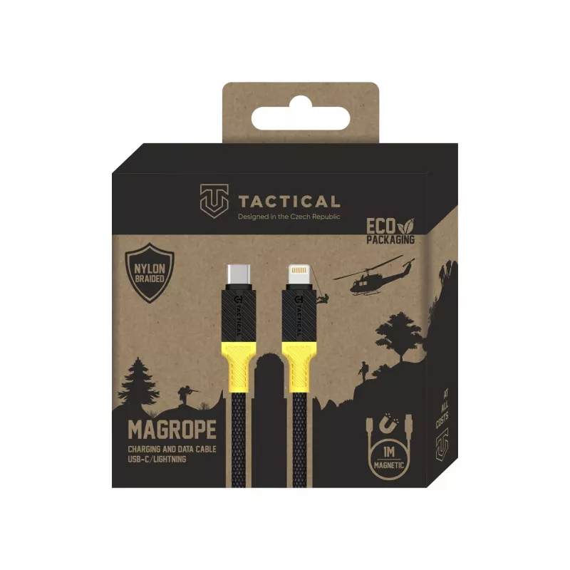 Tactical MagRope USB-C/Lightning Black/Yellow Cable - Digital/Data
