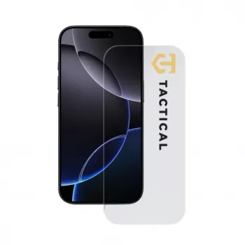 Tactical Glass Shield 2.5D iPhone 17/16 Pro caurspīdīgs
