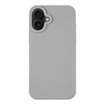Taktiskais aizmugurējais vāciņš MagForce Velvet Smoothie iPhone 16 Plus, Miglains Pelēks