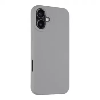 Taktiskais aizmugurējais vāciņš MagForce Velvet Smoothie iPhone 16 Plus, Miglains Pelēks