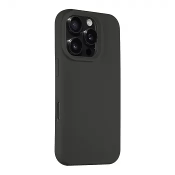 Taktiskais aizmugurējais vāciņš MagForce Velvet Smoothie Apple iPhone 16 Pro - Midnight Black