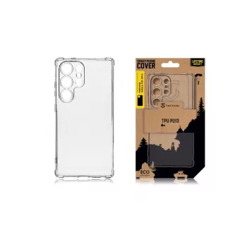 Taktiskais aizmugurējais vāciņš TPU Plyo Samsung Galaxy S25 Ultra caurspīdīgs