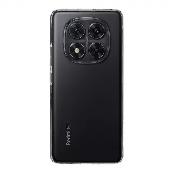 Taktiskais aizmugurējais vāciņš TPU Xiaomi Redmi Note 14 Pro 5G caurspīdīgs