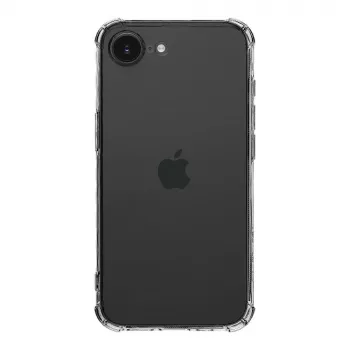 Taktiskais aizmugurējais vāciņš TPU Plyo iPhone 16e/17e caurspīdīgs