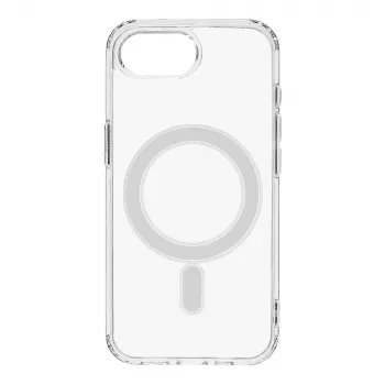 Taktiskais aizmugurējais vāciņš MagForce iPhone 16e/17e caurspīdīgs