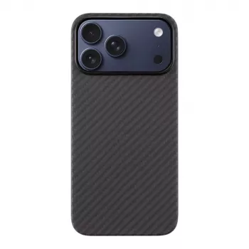Taktiskais aizmugurējais vāciņš MagForce Aramid Apple iPhone 17 Pro Max melns