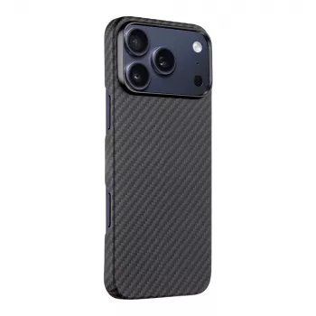 Taktiskais aizmugurējais vāciņš MagForce Aramid Apple iPhone 17 Pro Max melns
