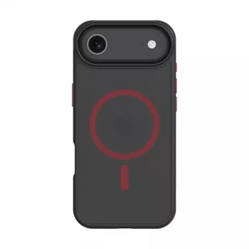 Taktiskais aizmugurējais vāciņš MagForce Hyperstealth 2.0 iPhone Air, melns/sarkans