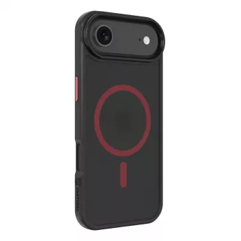 Taktiskais aizmugurējais vāciņš MagForce Hyperstealth 2.0 iPhone Air, melns/sarkans