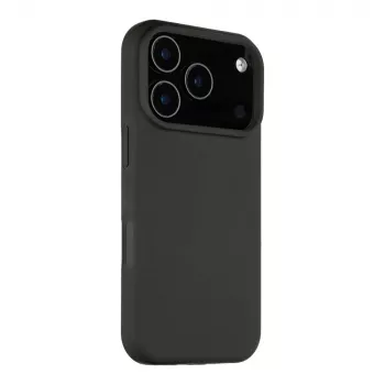 Taktiskais aizmugurējais vāciņš MagForce Velvet Smoothie Apple iPhone 17 Pro - Pusnakts melns