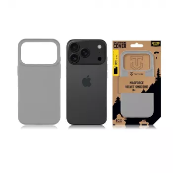 Taktiskais aizmugurējais vāciņš MagForce Velvet Smoothie iPhone 17 Pro Foggy