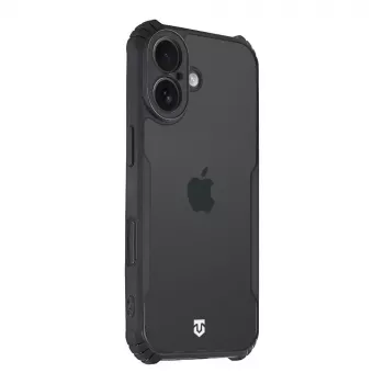Taktiskais aizmugurējais vāciņš Quantum Stealth iPhone 17 Clear/Black