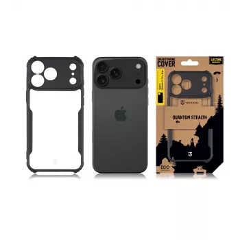 Tactical Back Cover Quantum Stealth for Apple iPhone 17 Pro Max Clear/Black