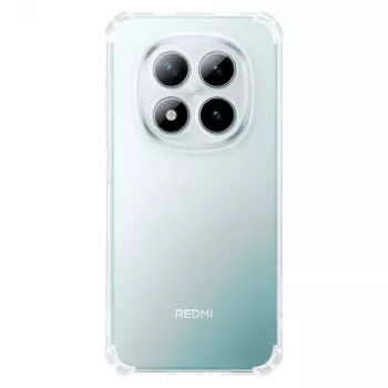 Taktiskais aizmugures vāciņš TPU Plyo Xiaomi Redmi Note 15 Pro 5G, caurspīdīgs