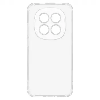 Taktiskais aizmugures vāciņš TPU Plyo Xiaomi Redmi Note 15 Pro 5G, caurspīdīgs