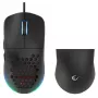 Rampage BLINK Vadu USB spēļu pele, 12800 DPI, RGB, optiskais sensors, melna