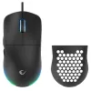 Rampage BLINK Vadu USB spēļu pele, 12800 DPI, RGB, optiskais sensors, melna