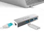 INCA IUSB-03TX USB 3.0 uz Gigabit Ethernet adapteris ar USB-C adapteri, 1000Mbps, Melns