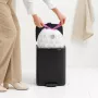Brabantia Bo Pedāļu Atkritumu Tvertne 12 Litri Matēti Melna (238000)