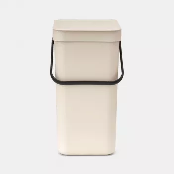 Brabantia Sort & Go atkritumu tvertne Soft Beige 12 L (251726)