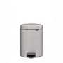 Brabantia NewIcon Pedāļu atkritumu spainis 5,0 L Soft Grey (25 22 04)