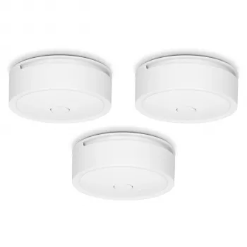 Alecto Wireless Connectable Smoke Detector 10 Year, 3 Pack