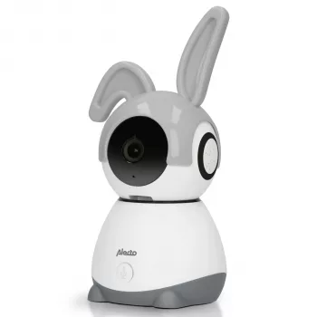 Alecto SMARTBABY10 Wi-Fi Baby Monitor ar kameru, balts/pelēks