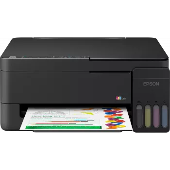 Epson EcoTank L3351 Daudzfunkciju printeris - Krāsu - A4 - Drukāšana, Skenēšana, Kopēšana - Inkjet - 33 ppm Melnraksts - USB, Wi-Fi, Wi-Fi Direct - Melns
