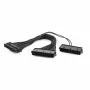 GEMBIRD CC-PSU24-01 24-Pin ATX Barošanas Pagarinātājkabelis, Vīrietis uz Sievieti, 30 cm, Melns